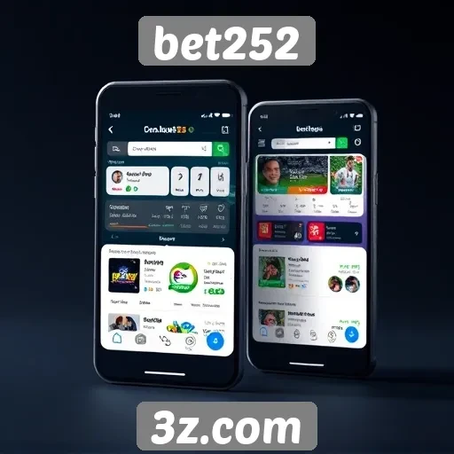 Navegação e interface do bet252 em dispositivos móveis